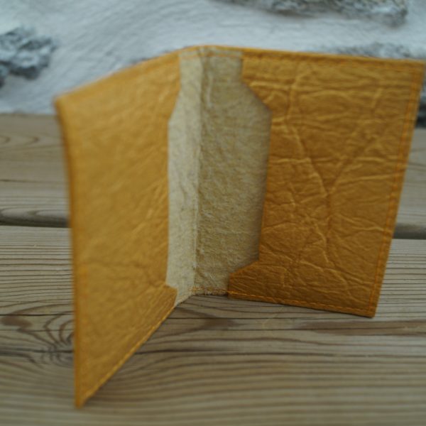 Porte-cartes double Ananas(Pinatex) – Image 4