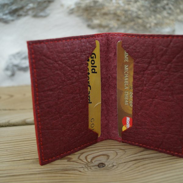Porte-cartes double Ananas(Pinatex) – Image 7