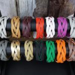 Gros bracelets tressés réversibles
