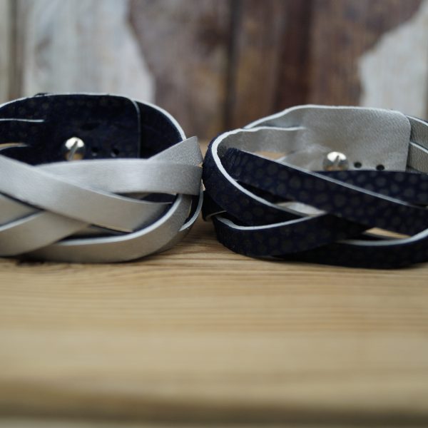 Gros bracelets tressés réversibles – Image 4