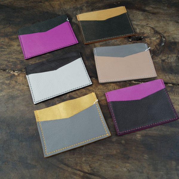Porte-cartes cuir d'agneau – Image 4